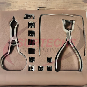 Surtechs Rubber Dam Kit 13 piezas Juego completo de instrumentos de aislamiento dental - Product Image 1