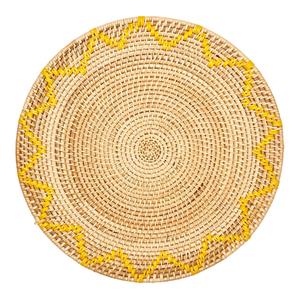 Wholesale Rattan <b>Placemat</b> Blue Zigzag Pattern Handwoven Natural <b>Wicker</b> Table Mat Eco Friendly Dining Decor From Vietnam Factory - Product Image 4