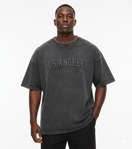 Sudadera de invierno para hombre de alta calidad 100% algodón de gran tamaño suelta Casual manga corta impresión Digital al por mayor personalizado - Product Image 6