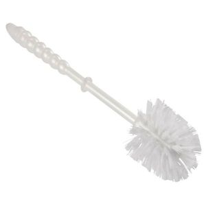 Brosse de toilette en plastique durable avec long manche, forme solide, poils doux, fabriquée en Turquie - Product Image 1