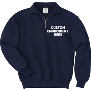 Suéter Personalizado para Hombre con Cierre de Cremallera, Antipilling, de Algodón y Acrílico, 300 GSM, Ropa de Trabajo con Bordado, Servicio OEM, Logotipo - Product Image 2