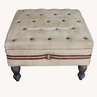 Meuble industriel en Jodhpur rembourré en ligne, rembourrage moderne, rembourré, gonflable, tricoté, Pouf marocain, petit Pouf