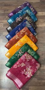 Saree en coton imprimé Lilen Design exclusif nouveau saree au look tendance - Product Image 6