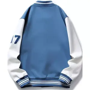Chaqueta clásica de lana Varsity para hombre, ropa de abrigo cálida de ajuste atlético de alta calidad para deportes universitarios de otoño/invierno, cómoda - Product Image 2