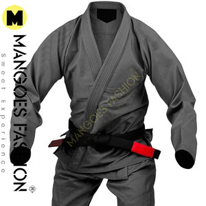 Bjj Gi Gris Couleur Brésilien Jiu Jitsu Uniforme Contender Evo Premium Coton Mélange Confortable Bjj Gi Uniforme - Product Image 6