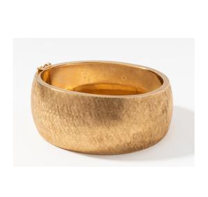 Brazalete de Latón con Microincrustaciones de Alta Calidad, Joyería Sencilla y Moderna para Mujer, Brazalete de Latón con Diseño Moderno, Brillante y Pulido - Product Image 1