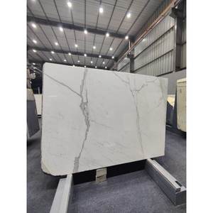 Blocs de marbre naturel italien Calacatta Style moderne Finition de surface polie et polie imperméable pour mur extérieur/cuisine - Product Image 3
