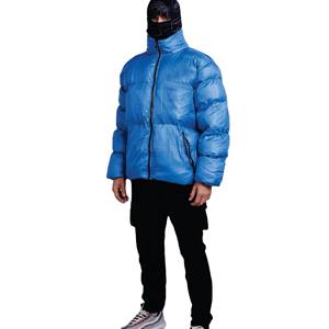 Latest Design <b>Long</b> <b>Puffer</b> <b>Jacket</b> Stand Collar Front Logo Breathable Casual Winter Wear <b>Puffer</b> <b>Jacket</b> - Product Image 2