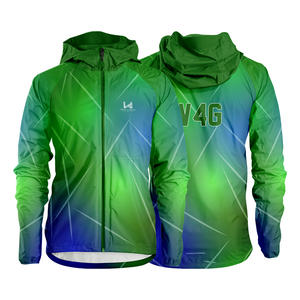 Veste coupe-vent décontractée à capuche unisexe Wear 4 Games, 100% nylon, imperméable, coupe-vent, séchage rapide, respirante, impression personnalisée - Product Image 6