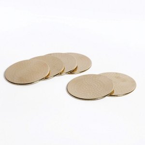 Olid ASS Rass ooasters Andy made opopper ooasters Or o rinenjuague ableabletop Decoration Round shape producto en oferta - Product Image 2