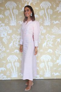 Nuevo Vestido de Diseñador Exclusivo 2026, Elegante Estilo Ucraniano, Bordado, de Alta Costura, para Mujer, con Manga Larga y Abertura Lateral, Largo hasta el Suelo - Product Image 2