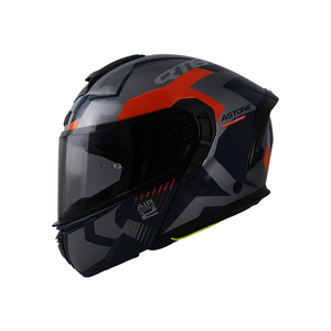 Nuevo Casco Abatible RT6 ABS Cómodo de ASTONE en Azul Brillante Plateado para Equipamiento de Motociclista - Product Image 1