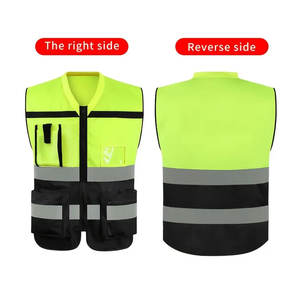 Nouvelle arrivée vêtements de sécurité gilet tactique Oem Service réfléchissant meilleure vente Protection de sécurité vêtements de travail gilet - Product Image 2
