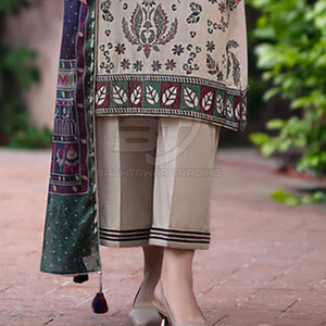 Conjunto de 3 Piezas de Traje Shalwar Kameez con Estampado Floral para Mujer, Estilo Étnico, Personalizado, 2026 - Product Image 6