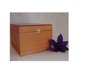 Urna de cremación de madera para suministros funerarios, urnas para cenizas de adultos, urnas para mascotas para ahorrar memoria con tapa, hecha en la india - Product Image 4