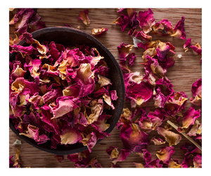 Pétales de rose séchés pour le bain, le thé, le spa, la relaxation et l'usage domestique - Product Image 1