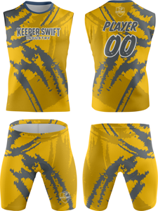 Uniformes Deportivos de Diseño Nuevo 2025, Uniformes Deportivos 7v7 sin Mangas de Alta Calidad para Hombre, Uniforme Deportivo 7v7 2025 - Product Image 1