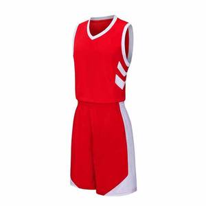 Ensemble de maillot de basket-ball réversible de haute qualité Logo sur mesure grande taille respirant matériau à séchage rapide unisexe uniforme d'équipe - Product Image 2