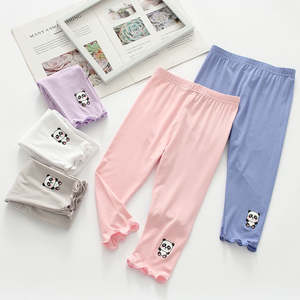 Leggings d'été pantalons courts minces de haute qualité pantalons en coton shorts de sécurité d'été pantalons pour filles de toutes les couleurs pour les filles - Product Image 4