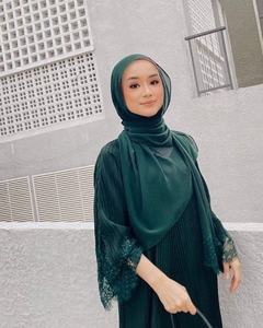 ชุดคาฟตันอาบายาดูไบสีดำทำมือสำหรับผู้หญิงเสื้อผ้าอิสลามแบบดั้งเดิมทำจากโพลีเอสเตอร์สำหรับผู้ใหญ่ - Product Image 1