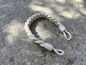 White Curtain Tie-back - Holdback Curtain <b>TieBack</b> - Nautical Decor - Cotton Rope - Decor Curtains - Product Image 4