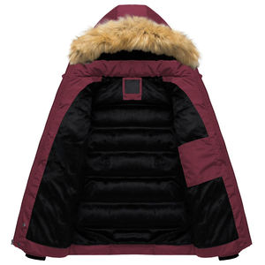 Chaqueta de Invierno Acolchada para Hombre de Alta Calidad, con Capucha y Cuello Alto, Tallas Grandes, Estilo Urbano Hip Hop, Colores Personalizables - Product Image 3