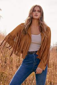 Chaqueta de cuero para mujer de MOQ bajo Nueva llegada Chaqueta de cuero para mujer de alta calidad con estampado de logotipo personalizado - Product Image 2