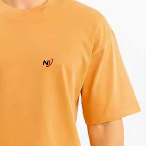 Cómoda camiseta de gran tamaño Transpirable Tamaño personalizado En stock Hecho en algodón Camiseta de gran tamaño - Product Image 4