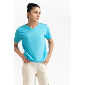 Camiseta de Punto Transpirable Azul Claro 231-213-010 a - Product Image 4