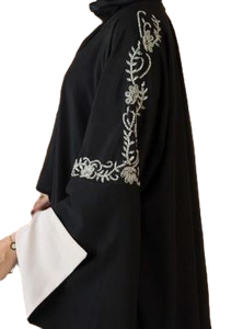 Conjunto islámico negro de diseño único y moderno para mujer, ideal para usar en capas o solo en climas más cálidos, disponible al mejor precio - Product Image 3