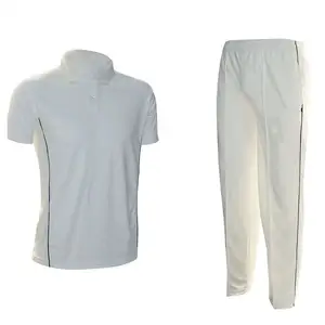 新定制标志全销售超半袖板球连衣裙套装t恤和裤子特殊板球制服