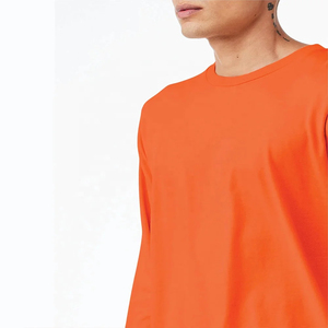Men's Premium Quality 100% Cotton Men's Full <b>Sleeve</b> <b>T</b>-<b>Shirt</b> 100% Cotton Crew Plain Blank Design <b>Long</b> Sleeved in <b>Black</b> Color - Product Image 3