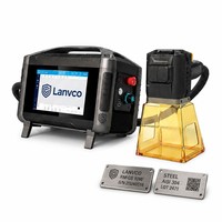 Machine de marquage laser à fibre portable Max, graveur Galvo 0,01 mm pour marquage de logos sur métal, quincaillerie et moules, certifiée CE, garantie 1 an