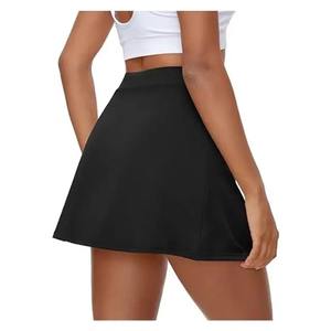 Jupe de sport respirante taille haute personnalisée de haute qualité pour femmes, style pickleball de tennis de gymnastique décontracté - Product Image 4