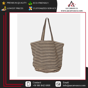Sac fourre-tout en toile imprimée écologique de haute qualité, réutilisable pour les courses quotidiennes, les fruits et légumes, à prix compétitif - Product Image 4