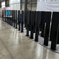 Sıcak satış zemin tipi araç şarj istasyonu Wallbox standı sütun elektrikli araç şarjı