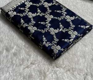 Saris en soie brodée imprimée exquis, fabriqués sur mesure, fabricants directs, meilleure qualité, tissu sergé anti-boulochage, mariages, prix compétitifs - Product Image 5