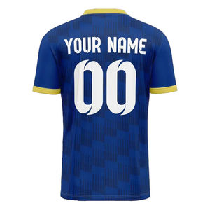 Maillots de football personnalisés de haute qualité, vente en gros, design personnalisé, nom d'équipe avec impression, OEM, manches courtes - Product Image 3