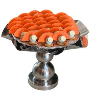 Bol à chocolat décoratif en métal doré de qualité supérieure pour l'affichage de bonbons élégant mariage et décor à la maison bol de service à Dessert en vente - Product Image 6
