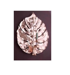 Bougeoir mural Bougeoir décoratif de mariage nordique moderne Bougeoirs de luxe en métal or noir pour la décoration intérieure - Product Image 1