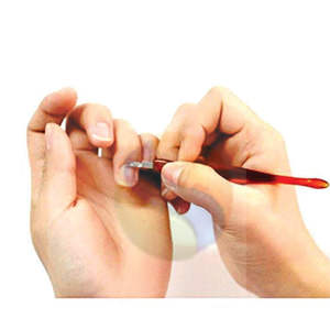 Pousse-cuticules en acier inoxydable double extrémité de qualité supérieure, logo personnalisé, outil de beauté, pousse-cuticules professionnel en acier inoxydable - Product Image 3