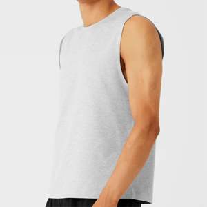 Camisetas sin mangas de moda para hombre con corte moderno delgado y obras de arte sublimadas que ofrecen comodidad elegante para usar todo el día en verano - Product Image 6