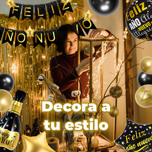 Elegante Set di Palloncini per Festa di Capodanno, Celebra con Stile con Accessori Decorativi - Product Image 4