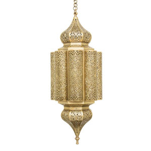 Vintage Moroccan Metal Hanging <b>Pendant</b> Ceiling Lamp <b>Light</b> Handmade White Iron Lantern For Home Decoration In Factory Price - Product Image 6