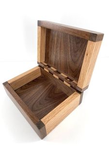 Natural Vintage-Inspired <b>Wood</b> Craft Gift <b>Box</b> for Christmas Decoration Polished Jewellery and Cosmetic <b>Box</b> for Home Room Decor - Product Image 3