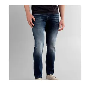 High Quality Fashionable Men's Jeans cotton denim Fabric Jeans Fit Man Denim Pant with custom logo