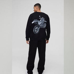 Sudadera de Invierno Extra Grande para Hombre, Abrigo con Forro Polar, Cuello Redondo, Estampado Personalizado, Ropa Urbana OEM - Product Image 3