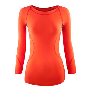 Camiseta de Compresión para Mujer, Estilo Malla, Estampada, Lavada, Cómoda, Transpirable y Ecológica, Venta al Por Mayor OEM - Product Image 1