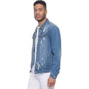 Chaqueta vaquera de invierno con estilo para hombre de High Street, cálida, transpirable de alta calidad con logotipo/tamaño personalizado, nuevo diseño de moda OEM - Product Image 2