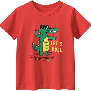 Toddler Boy Knitted Cotton O-Neck Short Sleeve Eco-Friendly Tee Shirt Boutique <b>Clothes</b> Summer Made in Bangladesh - Product Image 2